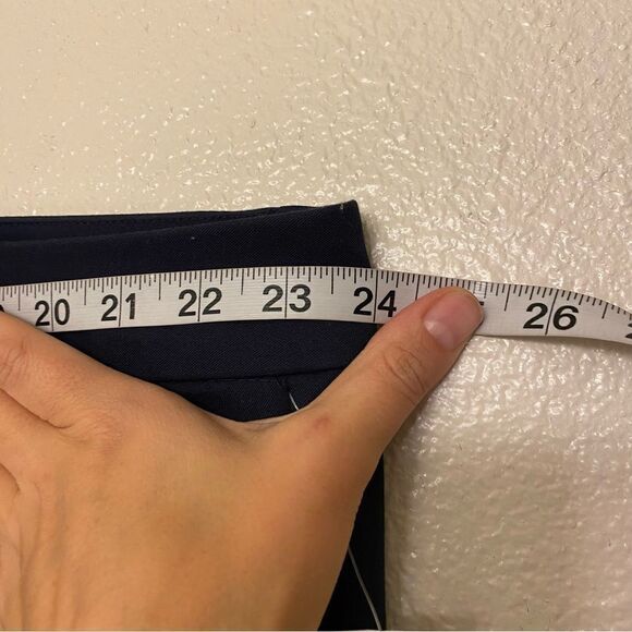 Old Navy High Waisted Pixie Flare navy blue Plus Size pants slacks trousers 24 - Picture 9 of 13